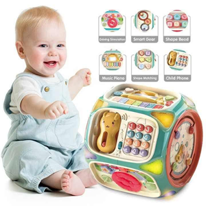 اسباب بازی هشت ضلعی هوش موزیکال Baby enlightenment octahedron_اسباب بازی